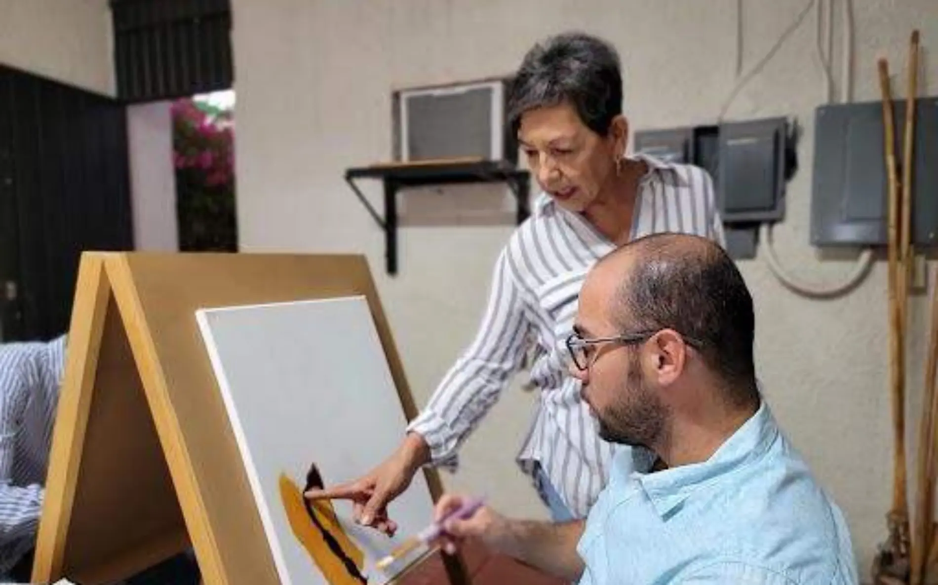 En el más reciente curso impartido por Nilsa Flores se pintaron obras del artista italiano Amedeo Clemente Modigliani